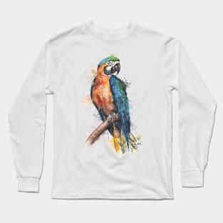 Macaw Parrot Long Sleeve T-Shirt